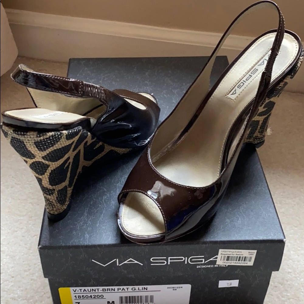 Via Spiga Slingback  Wedges